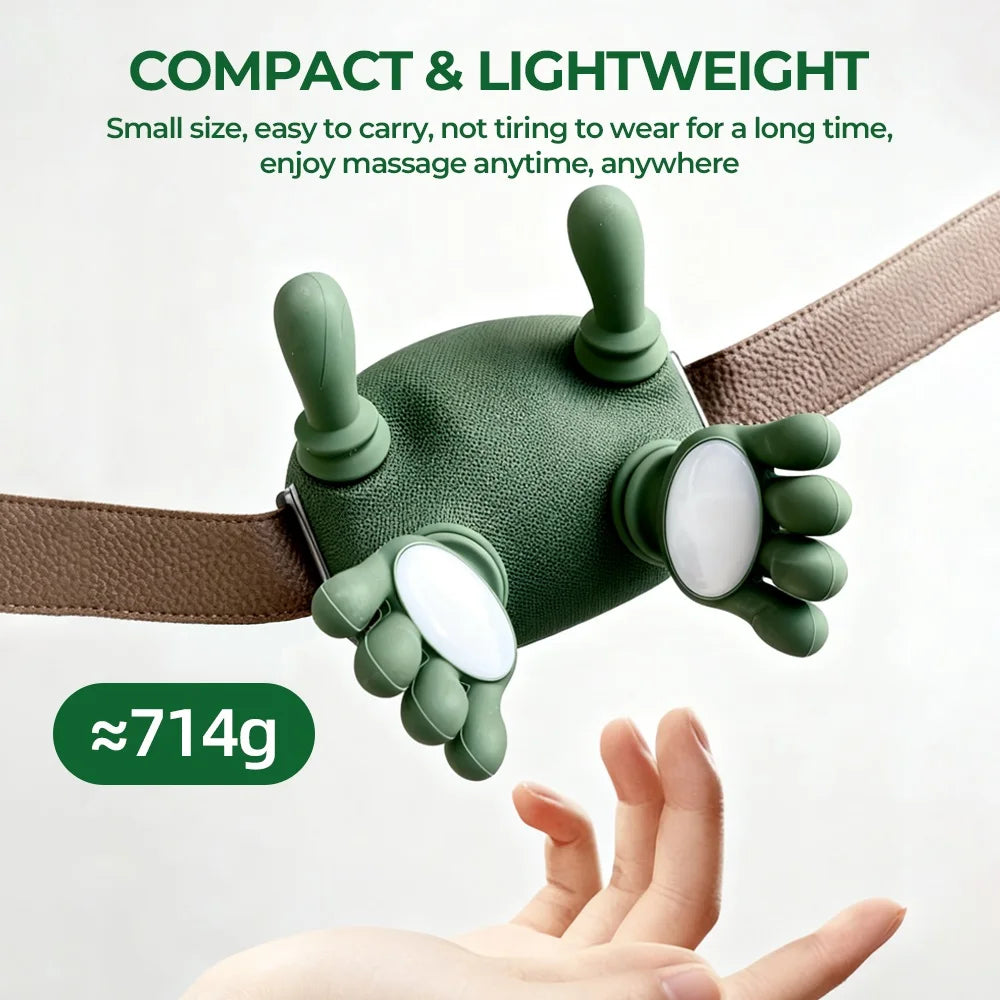 Bionic Neck Shoulder Massager N7 Kneading Massager Shawl 3-Level Modes Neck Cervical Waist Leg Body Muscles Massage Pillow